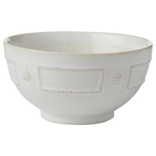 Juliska French Panel Whitewash Cereal/Ice Cream Bowl (Bowls - Cereal)