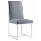 Coaster Furniture Mackinnon 107143 Upholstered Dining Side Chair - Grey