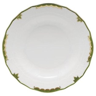 Herend Princess Victoria Dessert Plate - Dark Green (Plates - Dessert)