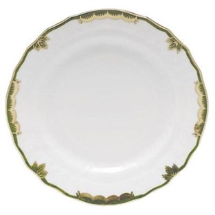 Herend Princess Victoria Bread & Butter Plate - Dark Green (Plates - Bread and Butter)