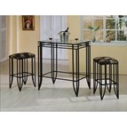 Crown Mark Matrix 1177SET-AN Bar with 2 Stools