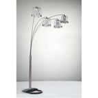 Crown Mark 4893PEW Rain Drop Arc Floor Lamp