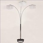 Crown Mark 6217F-SV Floor Lamp