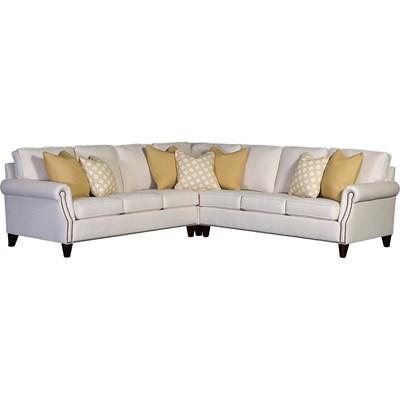 Mayo Furniture 3311F 3 pc Sectional - Linda Pearl