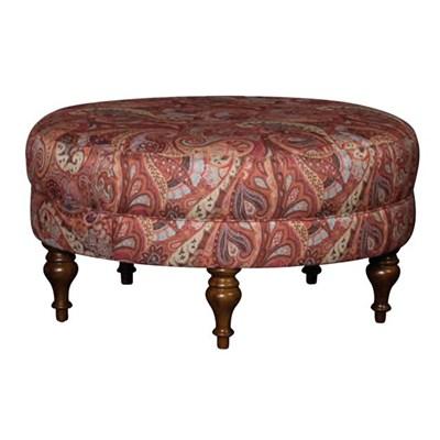 Mayo Furniture 9112F Table Ottoman - Paisley Cayenne