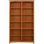 Mako Wood Furniture Pine BC4872 10-Shelf Bookcase