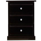 Mako Wood Furniture Decora 600-60-3 3-Drawer Nightstand