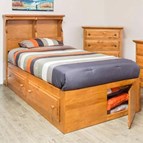 Mako Wood Furniture Kids 1300T Twin Mate Bed