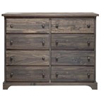 Mako Wood Furniture Polo 800-8000-30 8-Drawer Dresser