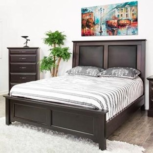 Mako Wood Furniture Symphony 2900 King Upholstered Panel Bed (Beds - King)