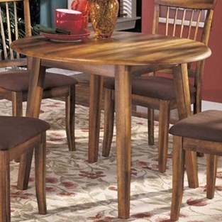 Ashley Berringer D199-15 Round Dining Room Drop Leaf Table (Dining Tables - Round)