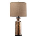 Signature Design by Ashley Laurentia L431414 Glass Table Lamp