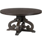 Elements International Stone DST180DT Round Dining Table