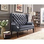 Crown Mark Odina 4943-GY Loveseat Chair