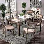 Furniture of America Taylah CM3607T-7PK 7 PC. Dining Table Set