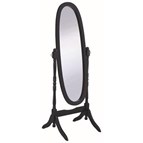 Coaster Furniture Foyet 950803 Wood Adjustable Full Length Cheval Mirror - Black