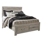 Signature Design by Ashley Bellaby B331B4 Queen Platform Bed with 2 Storage Drawers