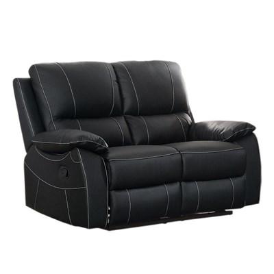 Homelegance Greeley 8325BLK-2 Double Reclining Loveseat