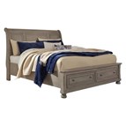 Signature Design by Ashley Lettner B733B3 Queen Sleigh Bed with 2 Storage Drawers