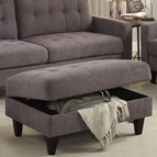Acme Furniture Nate 50243 Storage Ottoman