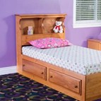 Mako Wood Furniture Kids 1300 Bookcase Headboard