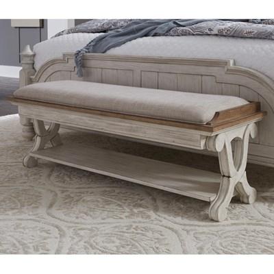 Liberty Furniture Industries Inc. Farmhouse Reimagined 652-BR47 Bed Bench