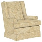Best Home Furnishings Nikole 7167 Swivel Glider (Snow)