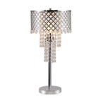 Crown Mark 6239T-1 Crystal Decor Table Lamp