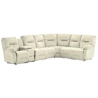 Best Home Furnishings Brinley M700CP Sectional (Sectionals - Power Recline)
