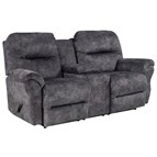 Best Home Furnishings Bodie L760RC4 Space Saver Loveseat with Console