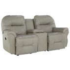 Best Home Furnishings Bodie L760CC4 Space Saver Loveseat with Console