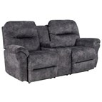 Best Home Furnishings Bodie L760RQ7 Power Rocker Loveseat with Console