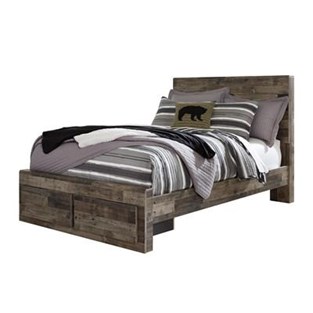 Benchcraft Derekson B200B16 Full Panel Bed with 2 Storage Drawers (Kids Beds - Bed)