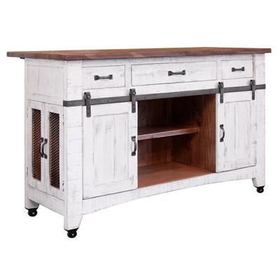 International Furniture Direct Pueblo IFD360ISLAND Kitchen Island