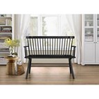 Crown Mark Jerimiah 4185-BENCH-BK Spindleback Bench