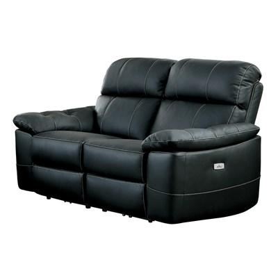 Homelegance Nicasio 8223BK-2PW Power Double Reclining Loveseat