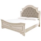 Signature Design by Ashley Realyn B743B7 California King Upholstered Panel Bed