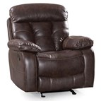 Standard Furniture Peoria 4150995 Glider Recliner - Toffee