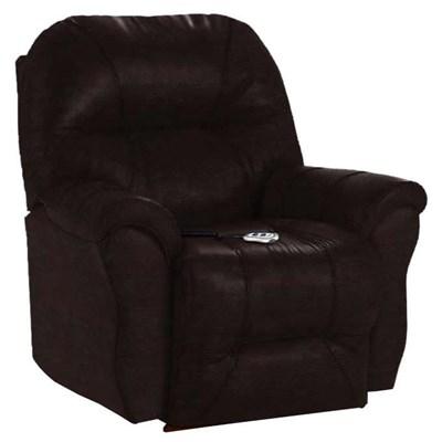 Best Home Furnishings Bodie 8NP17LU Space Saver Recliner - Chocolate (Recliners - Power)