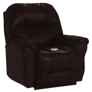 Best Home Furnishings Bodie 8NP17LU Space Saver Recliner - Chocolate (Recliners - Power)