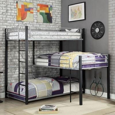 Furniture of America Aubrey CM-BK919-BED Twin Triple Decker Bed
