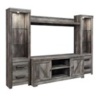 Signature Design by Ashley Wynnlow W440W2 4 pc Entertainment Center