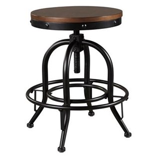 Signature Design by Ashley Valebeck D546-224 Swivel Barstool (Dining Seating - Stools)