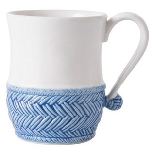 Juliska Le Panier White/Delft Mug (Cups & Saucers - Mugs)