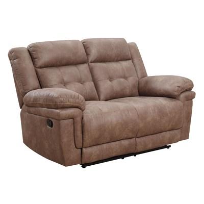 Steve Silver Furniture Anastasia AT850LC Reclining Loveseat - Cocoa