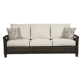 Signature Design by Ashley Paradise Trail P750-838 Sofa with Cushion (Outdoor Seating - Sofas)