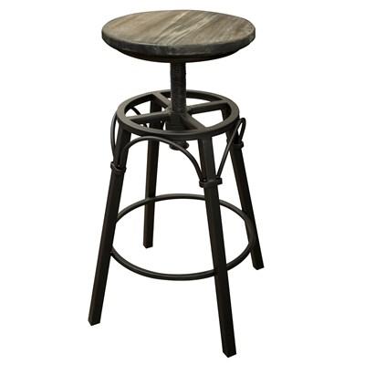 International Furniture Direct Moro IFD6861STL2430 Adjustable Swivel Stool