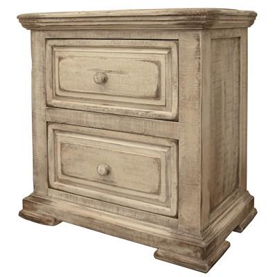 International Furniture Direct Carlotta White IFD9501NTS Nightstsand