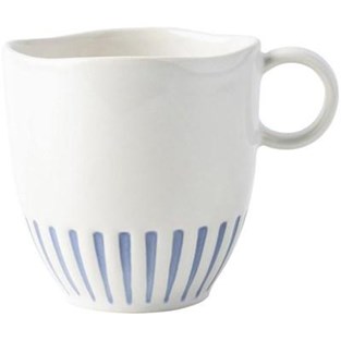 Juliska Sitio Stripe Indigo Mug (Cups & Saucers - Mugs)