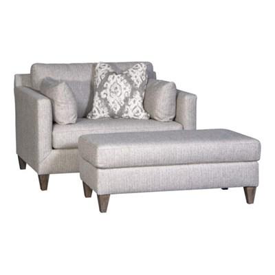 Mayo Furniture 3555F40 Chair - Twine And Twig Linen